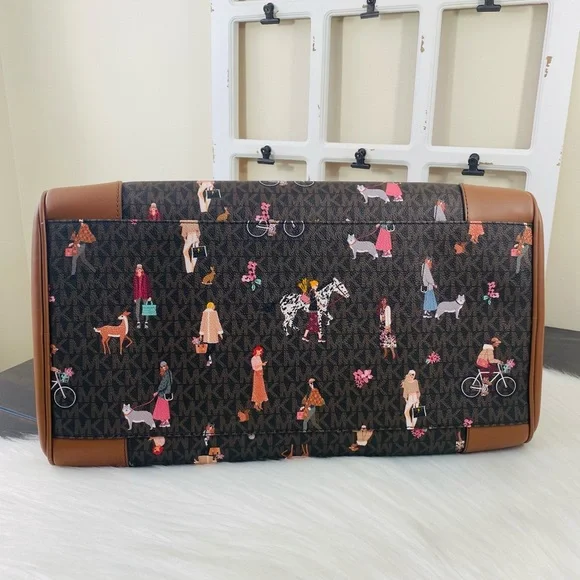 Michael Kors Jet Set Girls Travel Large Weekender Duffel Bag - Picture 7 of 15